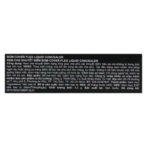 Kem Che Khuyết Kiểm B.O.M 23 Natural Da Trung Bình Sáng 5.5g