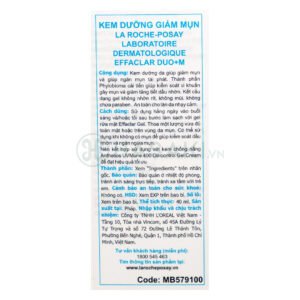[HSD 06/2027] Kem Dưỡng La Roche-Posay Giảm Mụn Hiệu Quả 40ml