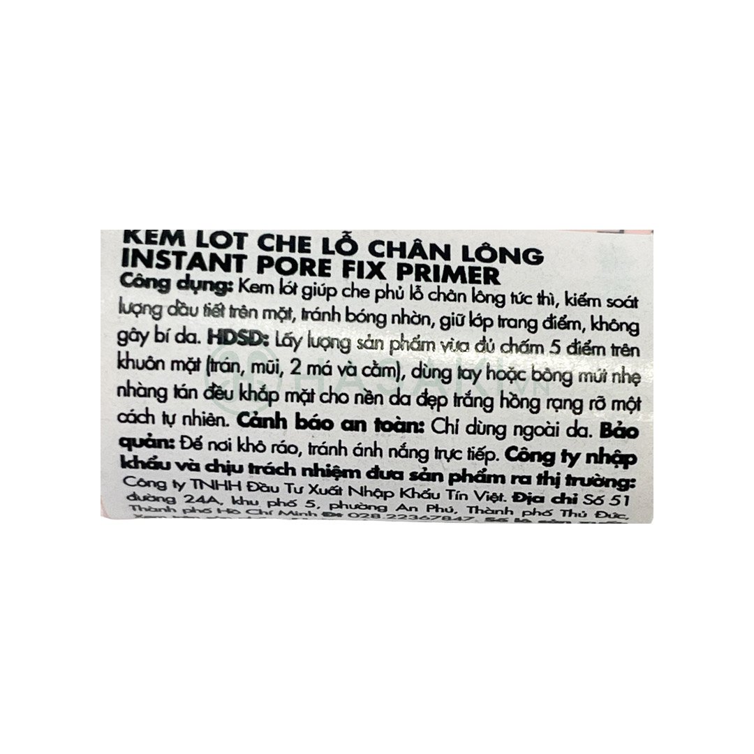 Kem Lót Che Lỗ Chân Lông SILKYGIRL Màu 01 Natural 15ml