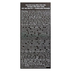 [HSD 06/2027] Kem Lót Maybelline Kiềm Dầu Ngăn Xuống Tông SPF 20 30ml