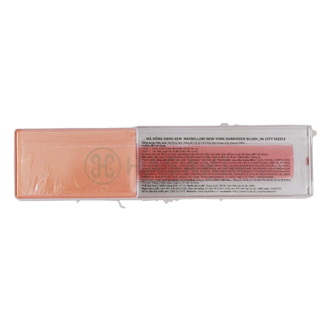 Má Hồng Kem Maybelline Căng Mọng - 06 Cánh Hồng Khô 4.7ml