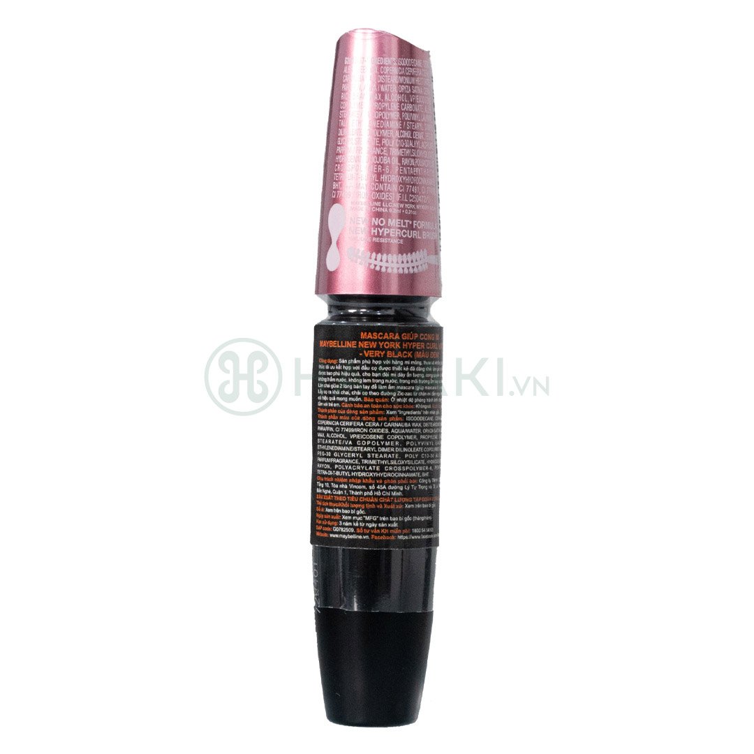 Mascara Maybelline Dài Mi và Cong Mi, Chuốt Mi Đen 9.2ml