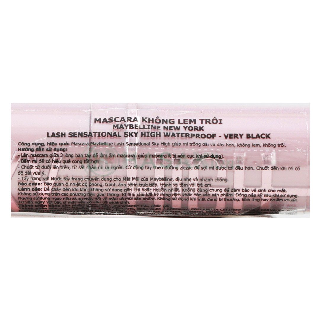 Mascara Maybelline Tơi Dài Mi Không Giới Hạn 6ml (Mới)
