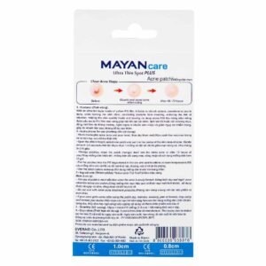 Miếng Dán Mụn Mayan Ultra Thin Spot Plus 12+8 Miếng