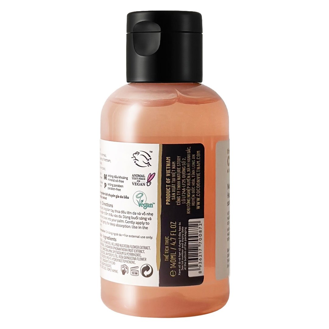 Nước Cân Bằng Cocoon Sen Hậu Giang Làm Dịu Da Nhạy Cảm 140ml