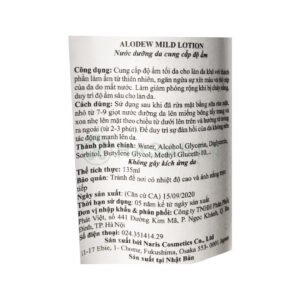 [HSD 07/2027] Nước Dưỡng Da Naris Alodew Cung Cấp Độ Ẩm 135ml
