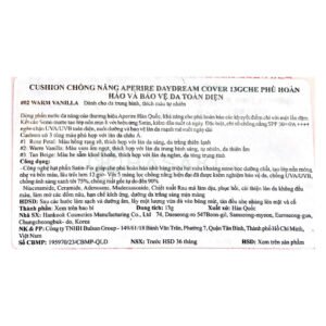 Phấn Nước Aperire Chống Nắng Che Phủ Cao 02 Tự Nhiên 13g