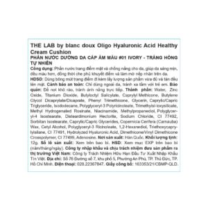 [HSD 07/2027] Phấn Nước The Lab Dưỡng Ẩm Màu 01 Ivory - Sáng Tự Nhiên 12g