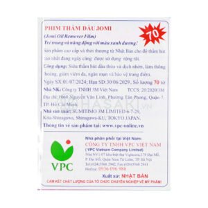 Phim Thấm Dầu Jomi 70 Tờ