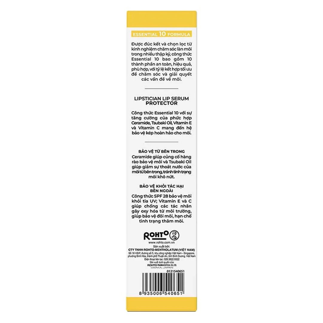 Serum Dưỡng Môi Lipstician Chống Nắng, Bảo Vệ Toàn Diện 9g