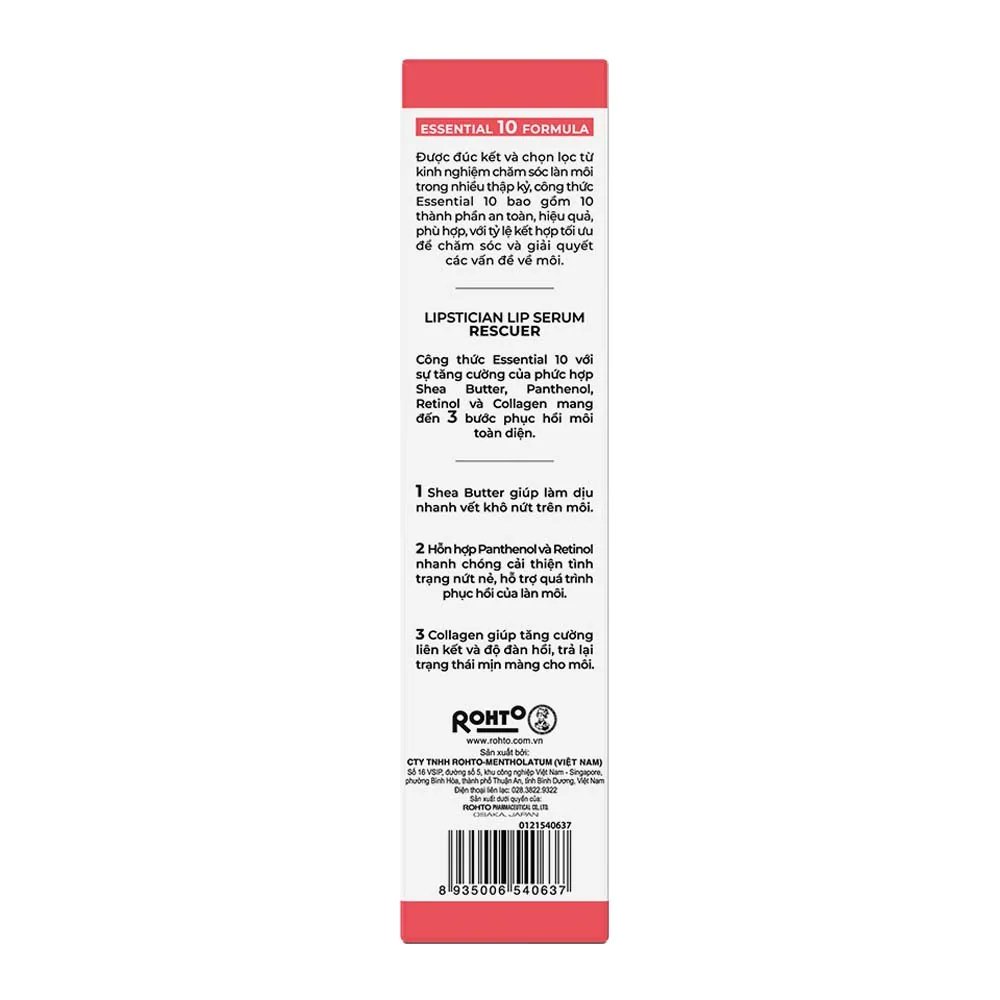 Serum Dưỡng Môi Lipstician Giảm Khô Nứt Môi 9g