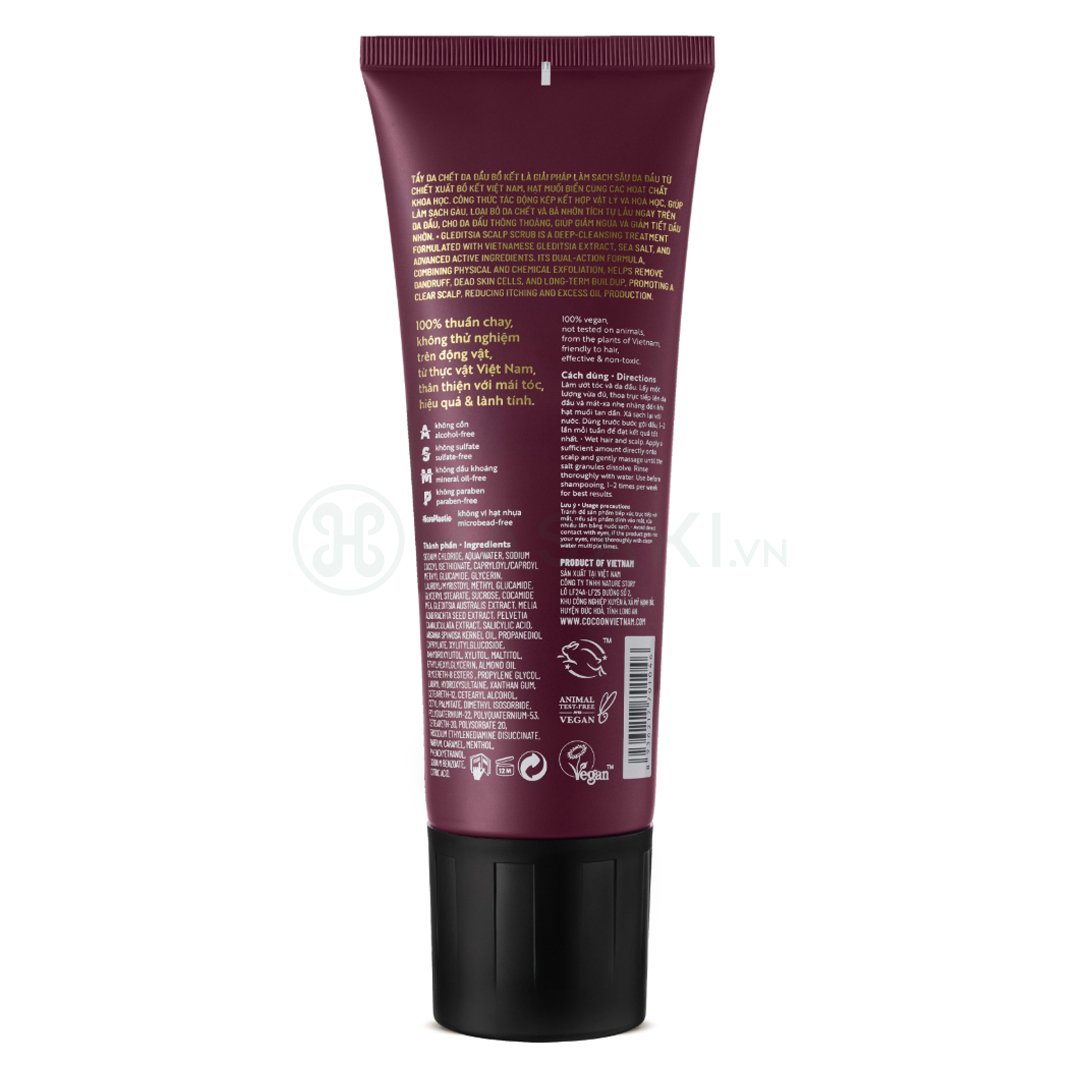 Tẩy Da Chết Da Đầu Cocoon Chiết Xuất Bồ Kết 200ml