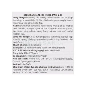 Toner Pad Medicube Thu Nhỏ Lỗ Chân Lông 70 Miếng