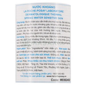 [HSD 05/2027] Xịt Khoáng La Roche-Posay Làm Dịu Và Bảo Vệ Da 300g
