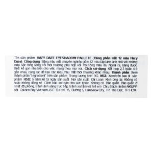 Bảng Phấn Mắt Australis 12 Màu Hazy Daze 9g