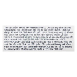 Xịt Lót Trang Điểm Australis Make Up Primer Spritz 50ml