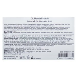 Serum Biochem Mandelic Acid Ngăn Ngừa Mụn 10ml
