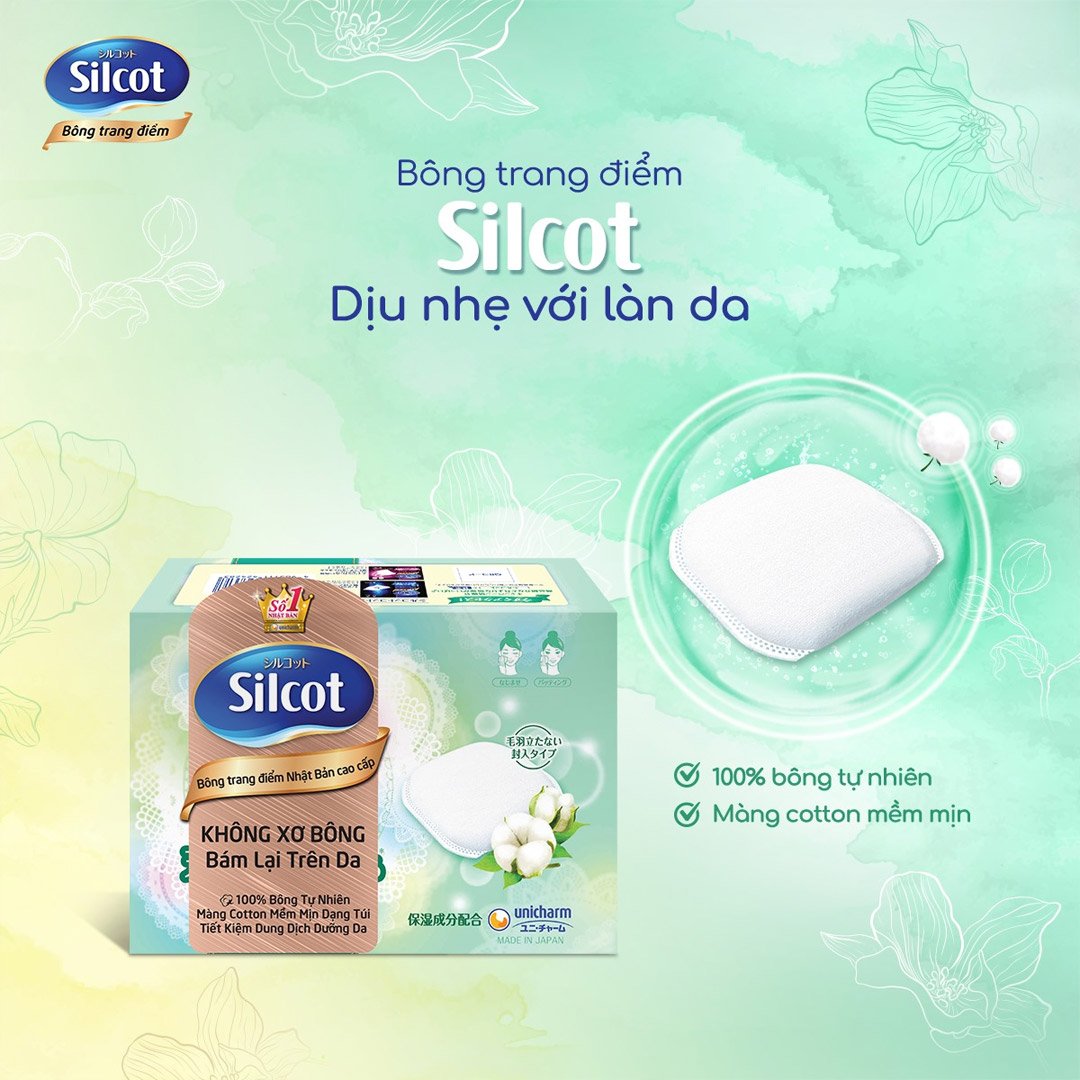 Combo 3 Hộp Bông Tẩy Trang Silcot Cao Cấp 66 Miếng