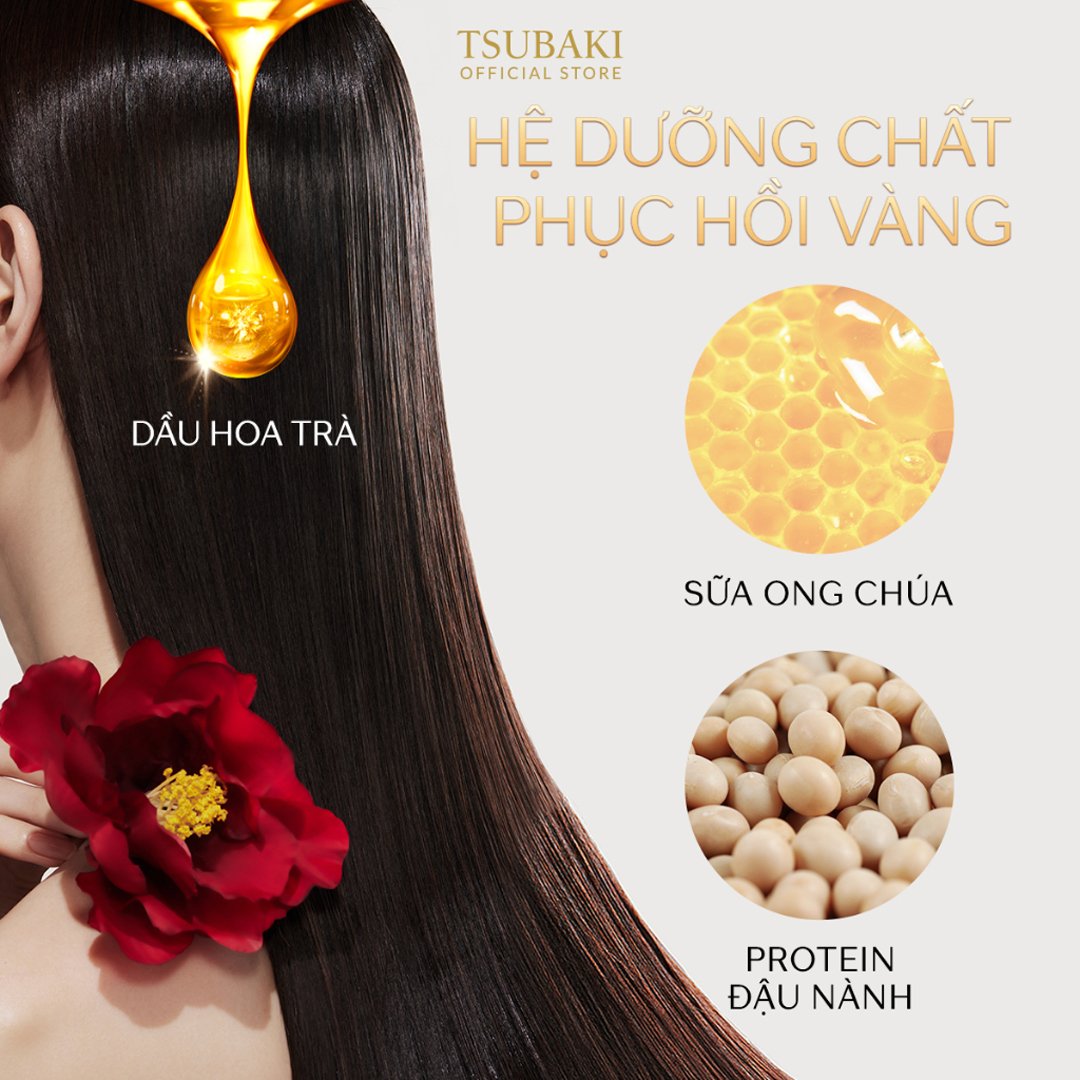 Combo 2 Mặt Nạ Tóc Tsubaki Cao Cấp Phục Hồi Hư Tổn 180g (Mới)