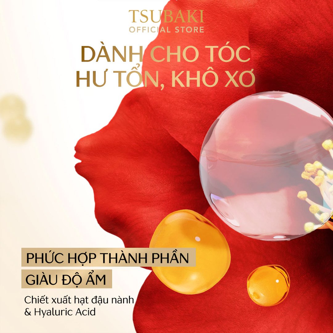 Bộ Gội Xả Tsubaki Bóng Mượt, Phục Hồi Tóc 450mlx2 (Mới)