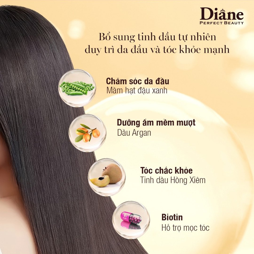 Dầu Xả Diane Hỗ Trợ Mọc Tóc, Làm Phồng Tóc 450ml