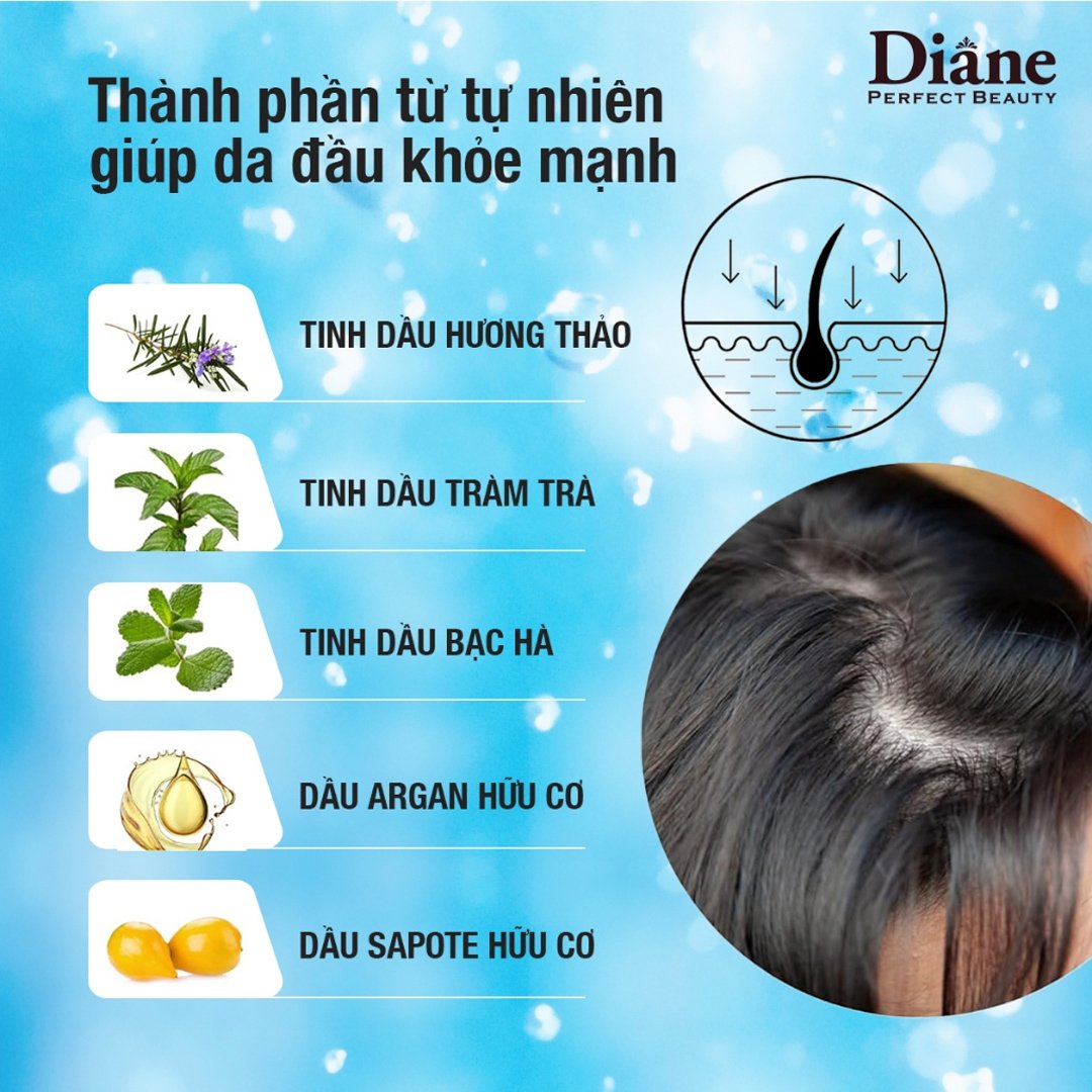 Dầu Xả Diane Sạch Dầu Và Tươi Mát Da Đầu 450ml