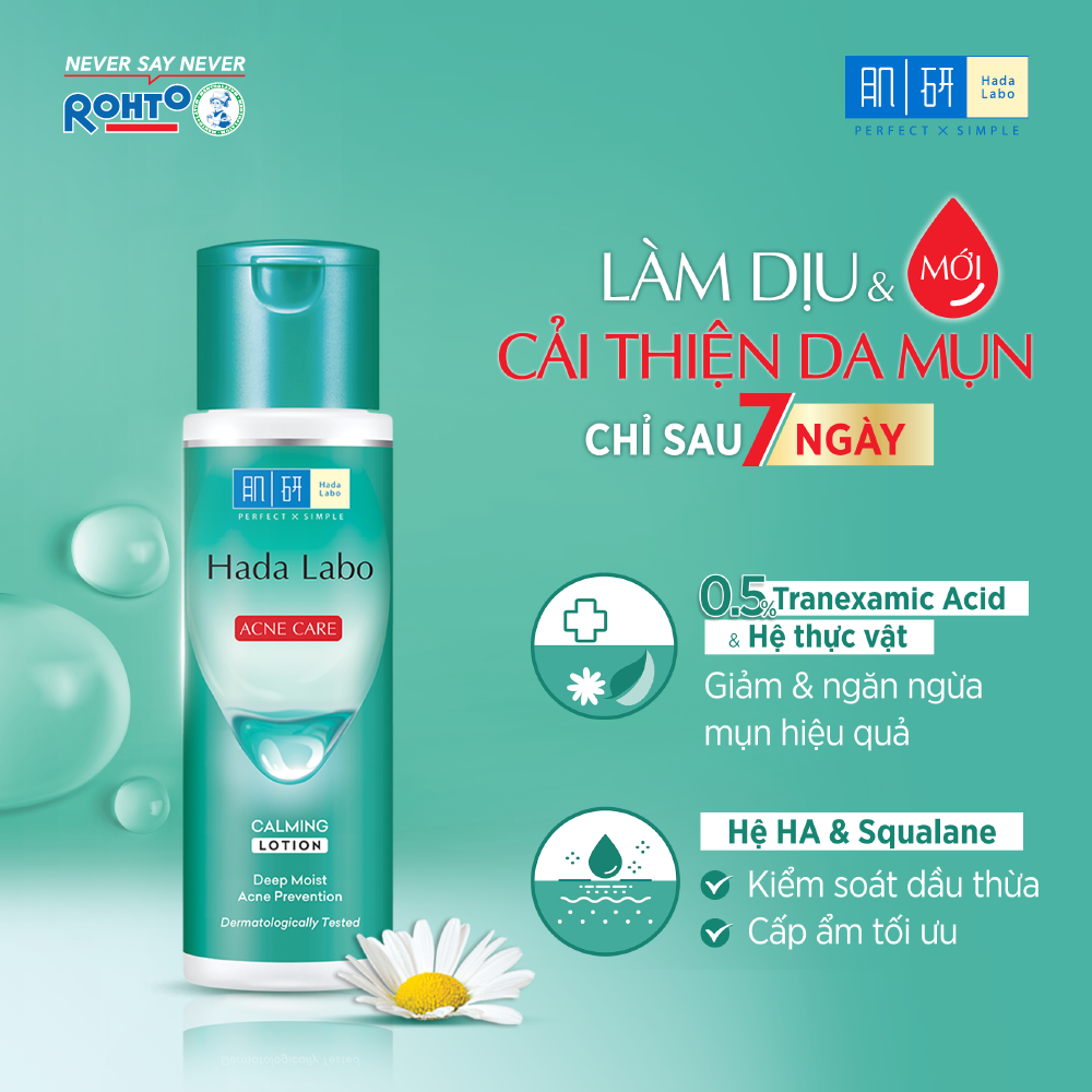 Dung Dịch Hada Labo Dưỡng Ẩm Cho Da Mụn Và Nhạy Cảm 170ml