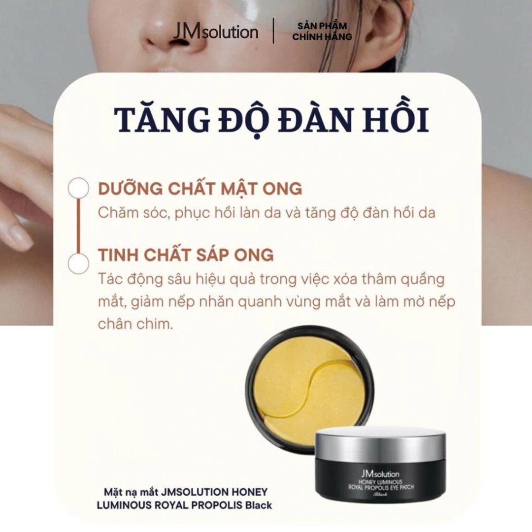 Mặt Nạ Mắt JMsolution Mật Ong Mờ Quầng Thâm, Nếp Nhăn 90g