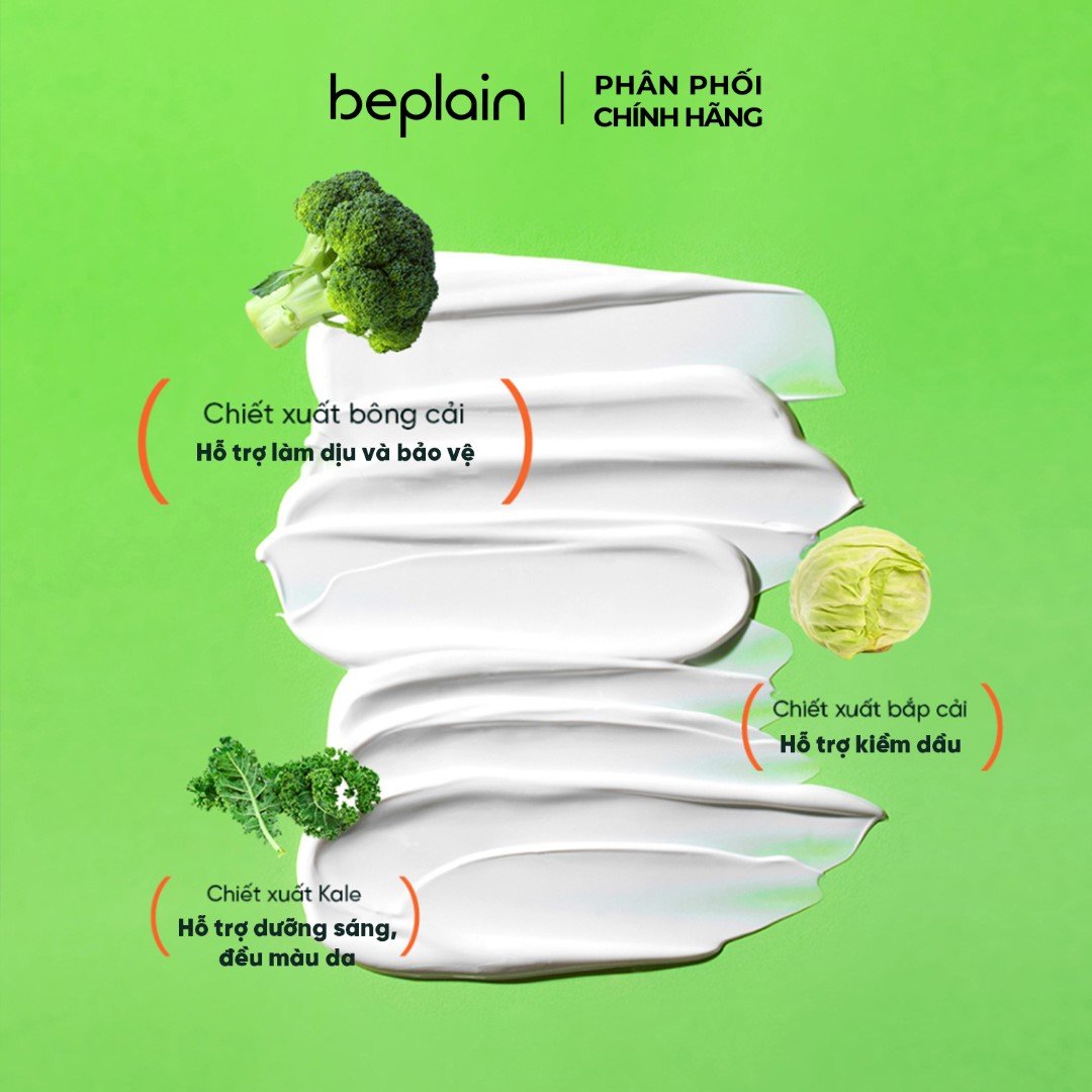 Kem Chống Nắng Beplain Vật Lý Hỗ Trợ Kiềm Dầu Mịn Lì 50ml