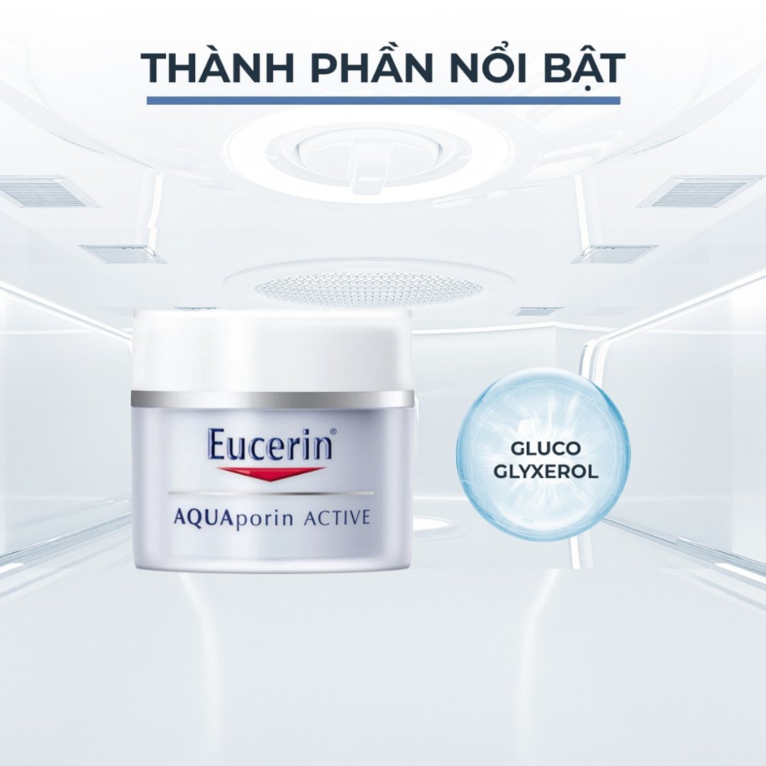 Kem Dưỡng Ẩm Eucerin Dịu Nhẹ Cho Da Thường, Hỗn Hợp 50ml