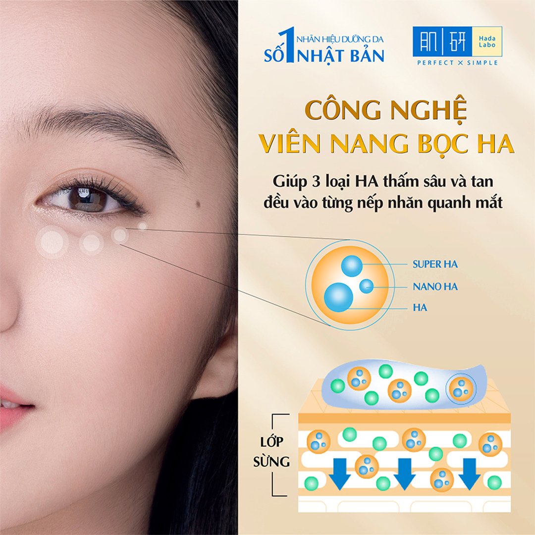 Kem Dưỡng Mắt Hada Labo Cấp Ẩm Cao Cấp 20g