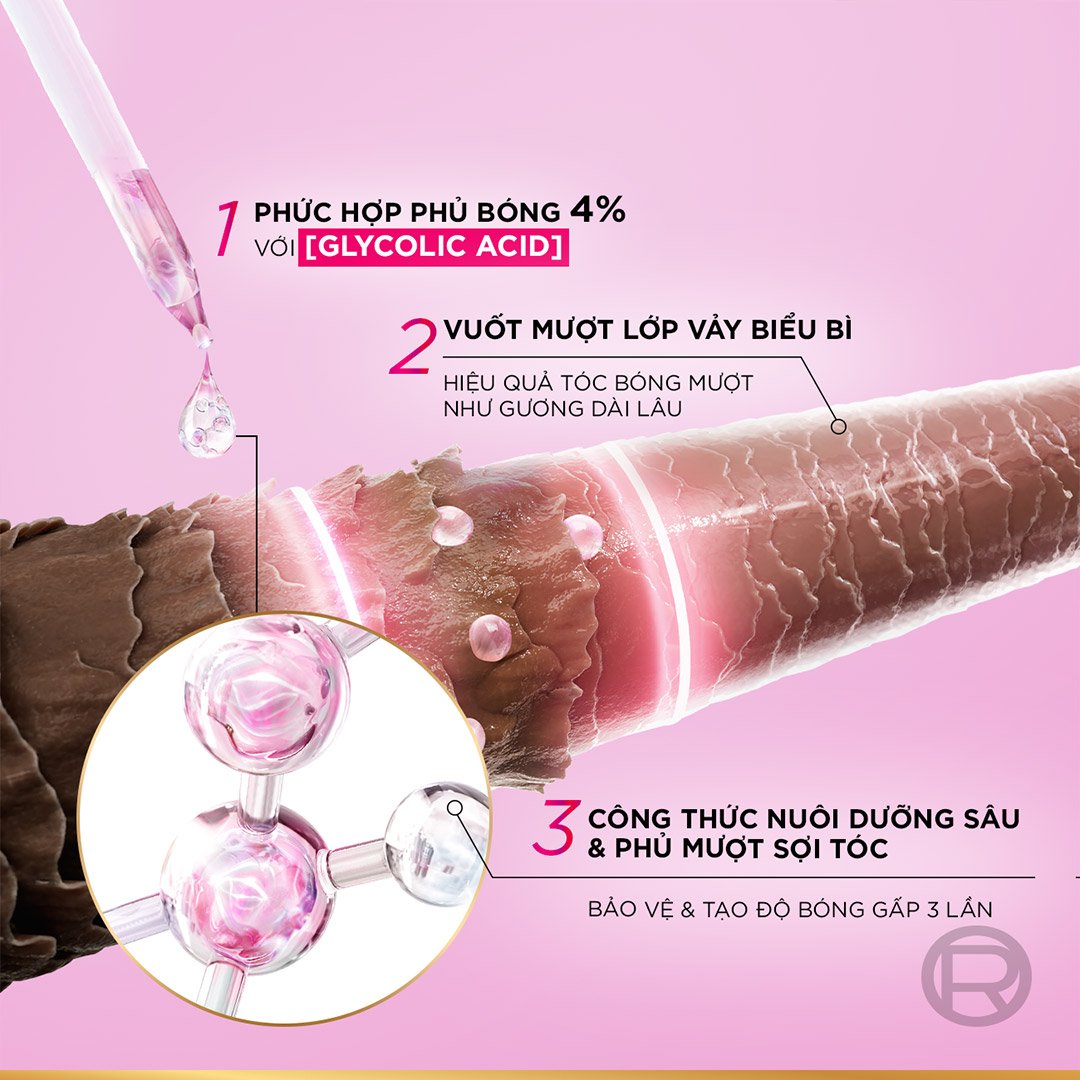 Kem Xả L'Oreal Khóa Giữ Độ Bóng Cho Tóc 375ml