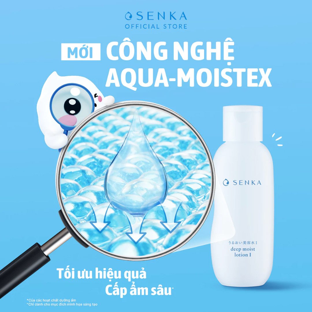 Nước Cân Bằng Senka Dưỡng Ẩm Chuyên Sâu 200ml