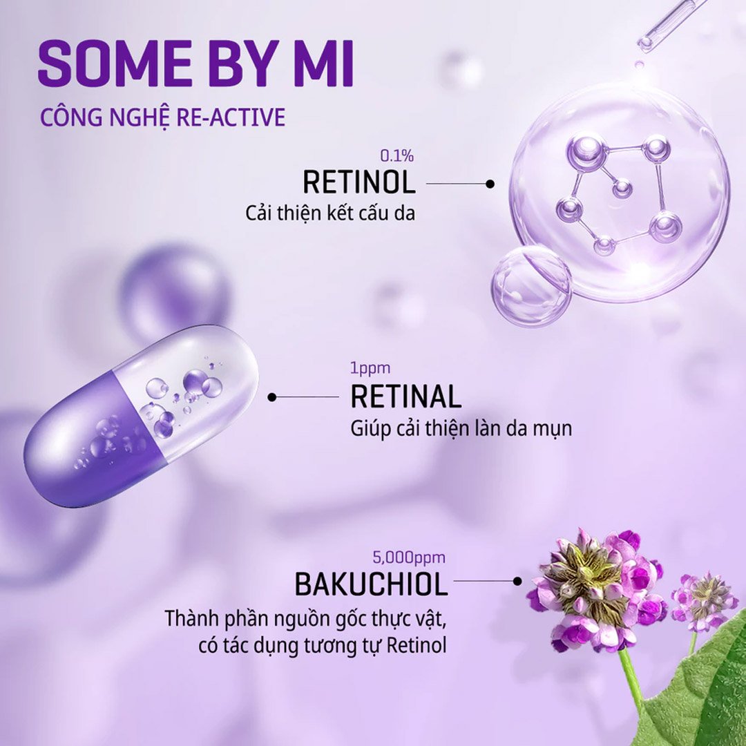 Serum Some By Mi Retinol 0.1% Ngừa Lão Hóa, Căng Bóng Da 30ml