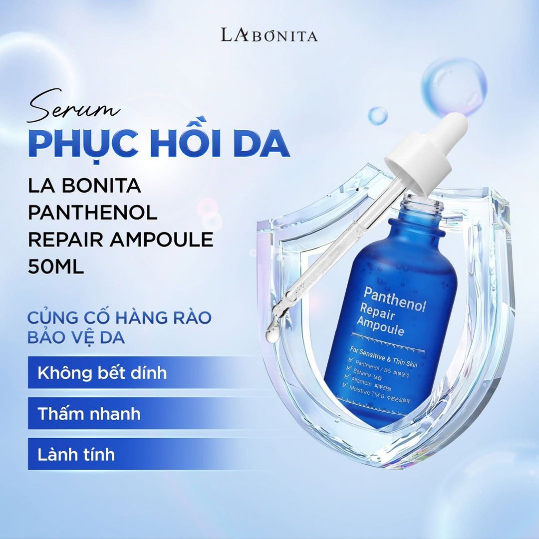 Tinh Chất La Bonita B5 Hỗ Trợ Phục Hồi, Làm Dịu Da 50ml