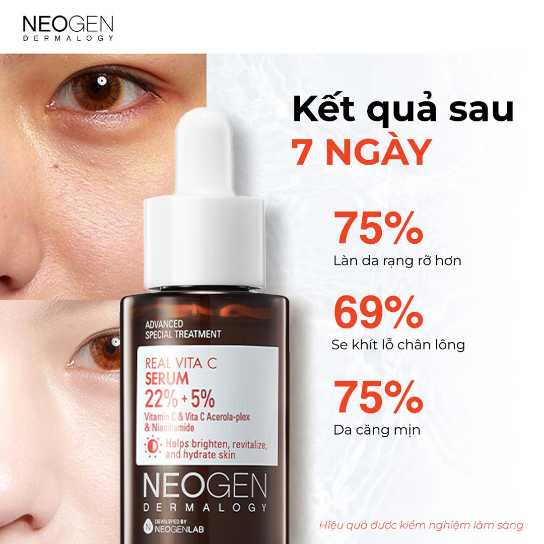 Serum Neogen Dermalogy Dưỡng Sáng Da, Mờ Thâm 32g