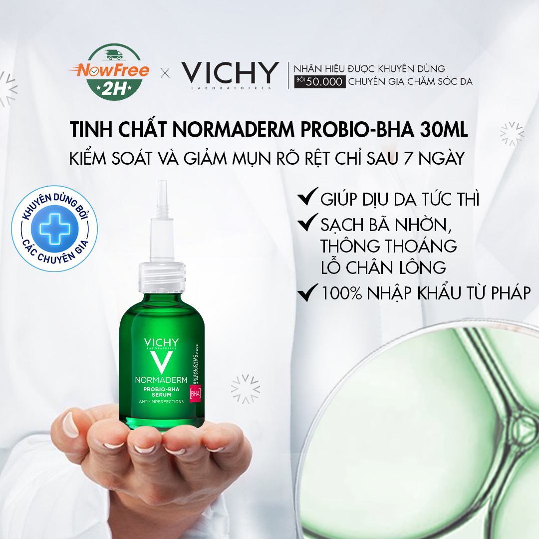 Serum Vichy Làm Dịu Da Và Giảm Mụn 30ml