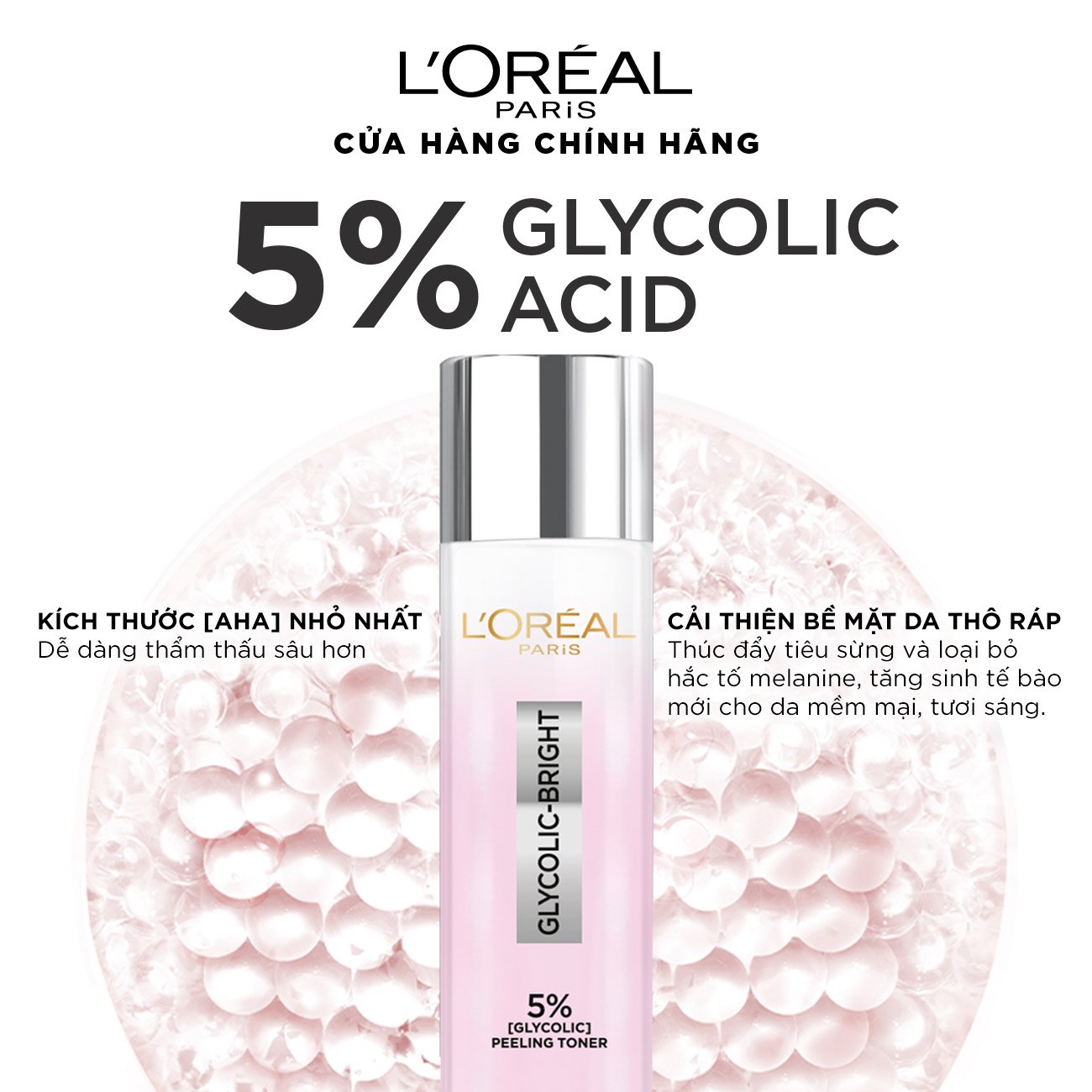 Toner L'Oreal Tái Tạo Da, Dưỡng Sáng Và Căng Mịn 128ml