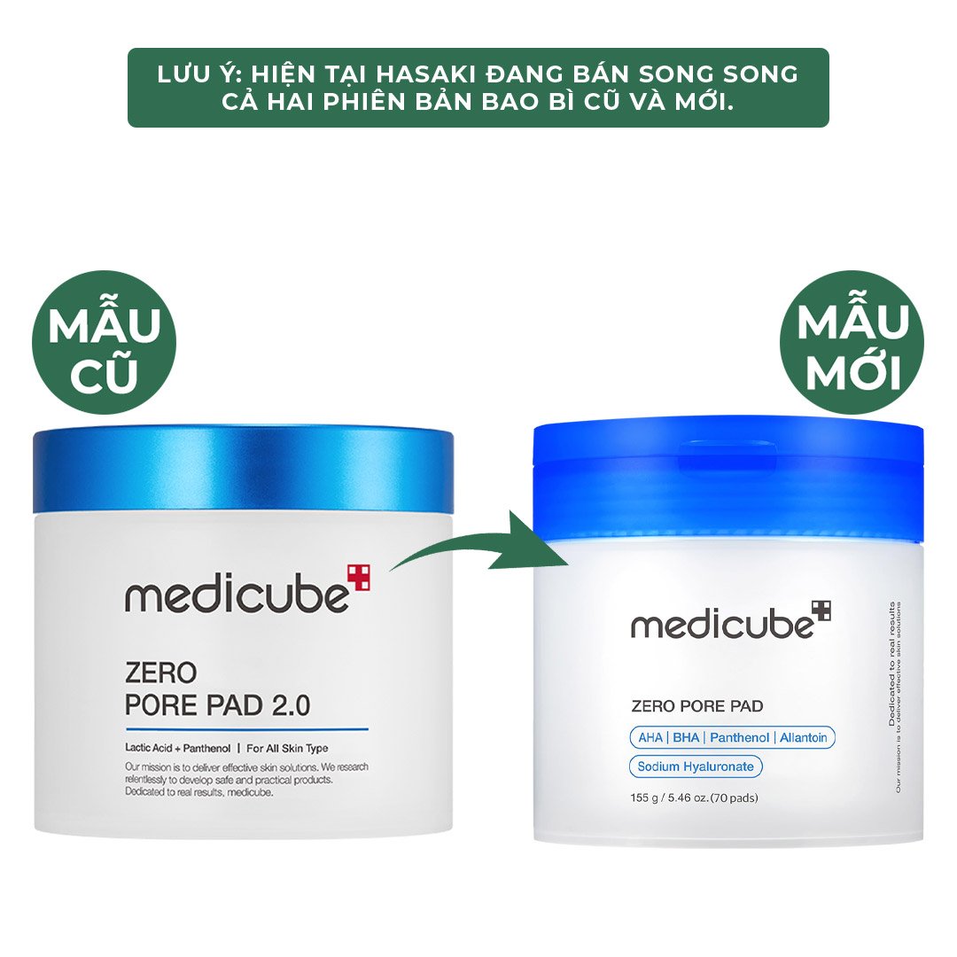 Toner Pad Medicube Thu Nhỏ Lỗ Chân Lông 70 Miếng