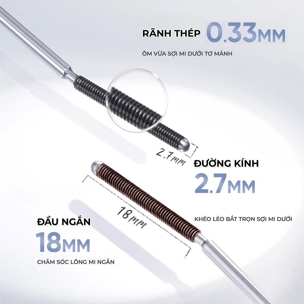 Combo Judydoll Bút Kẻ Mắt Nước Siêu Mảnh - 02 Nâu Đậm (Mới) 0.4g + Mascara Đầu Siêu Cong 6 Độ - 01 Đen (Mới) 3g