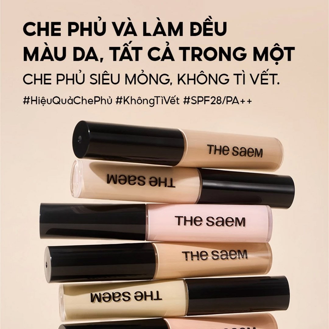 Kem Che Khuyết Điểm The Saem - 2.0 Rich Beige 9.5g