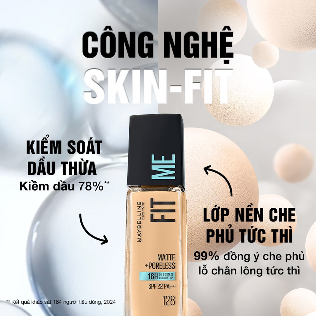 Kem Nền Maybelline Mịn Nhẹ Kiềm Dầu Chống Nắng #110 30ml
