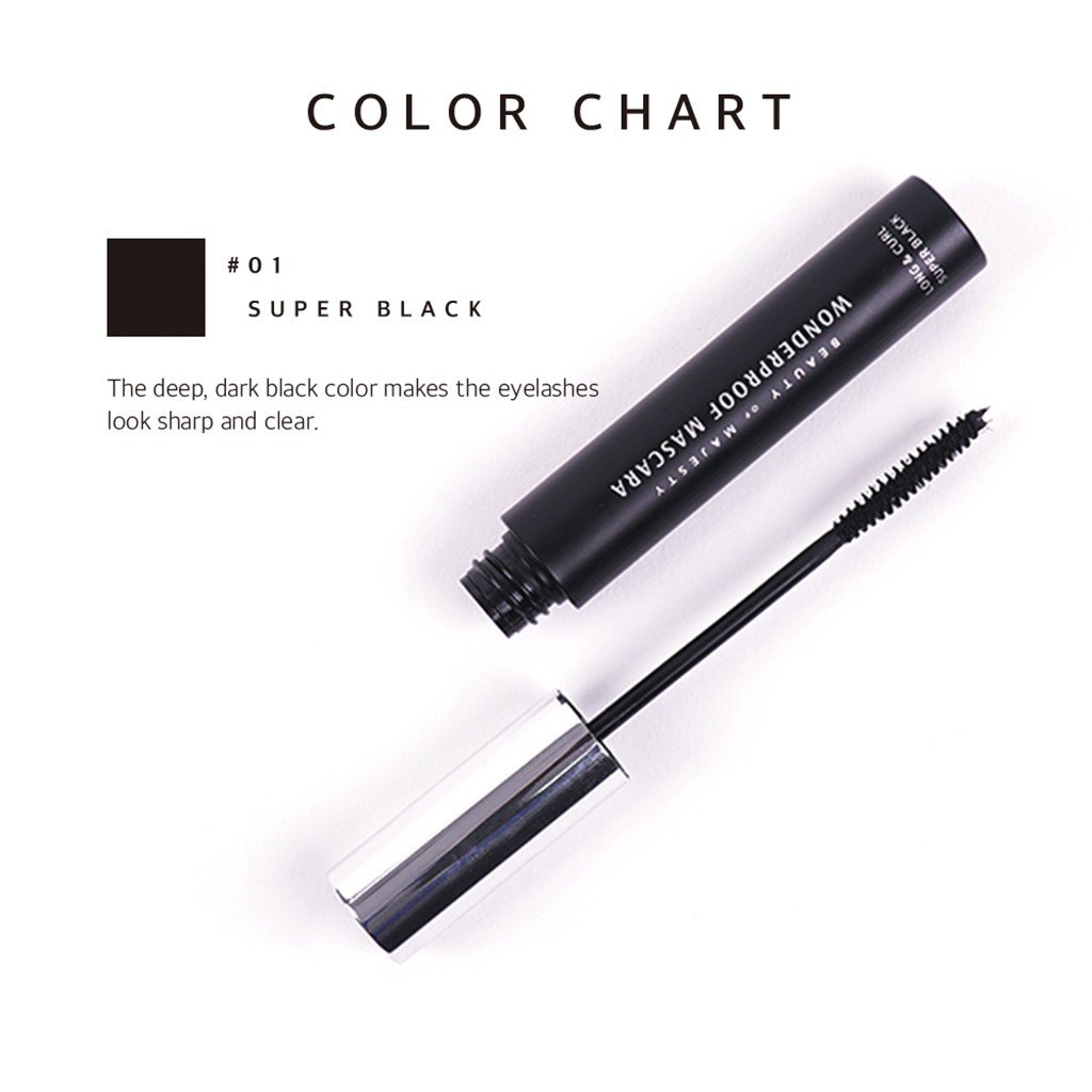 Mascara B.O.M Làm Dài & Cong Mi 01 Màu Đen 8g
