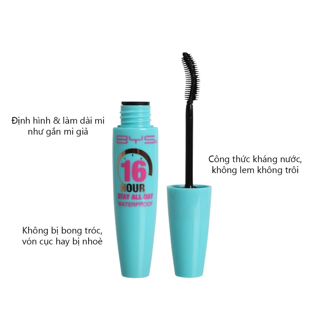 Mascara BYS Làm Dài Mi Lâu Trôi 16h 10ml
