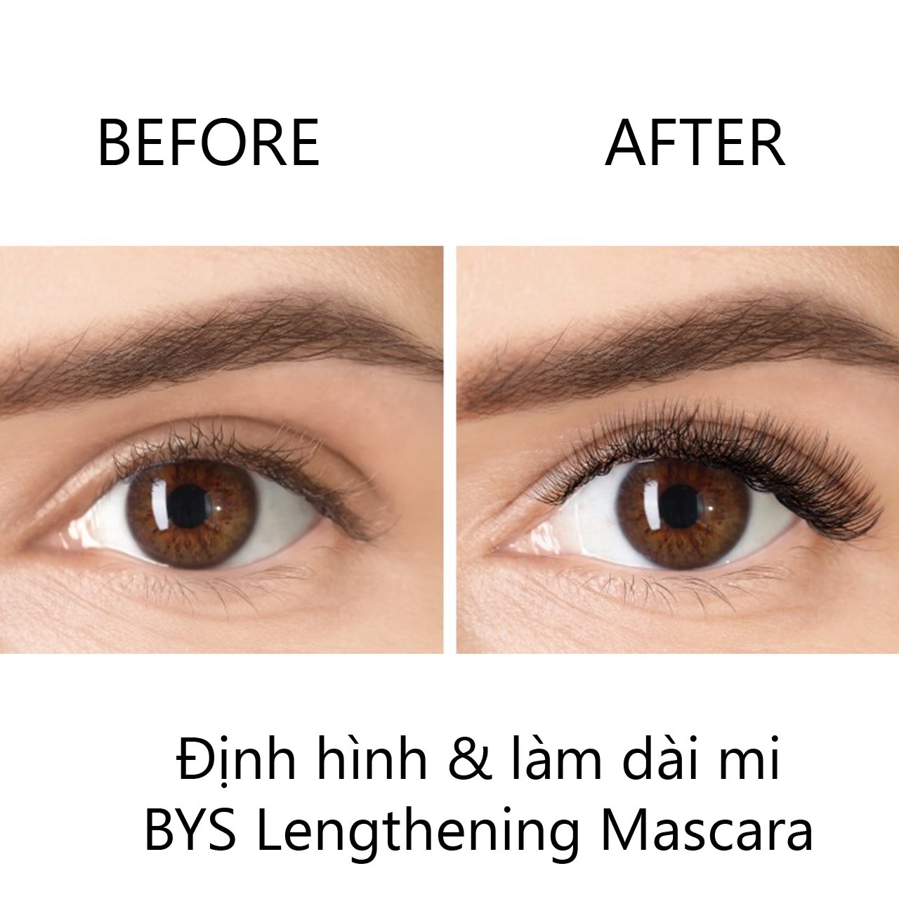 Mascara BYS Làm Dài Mi Lâu Trôi 16h 10ml