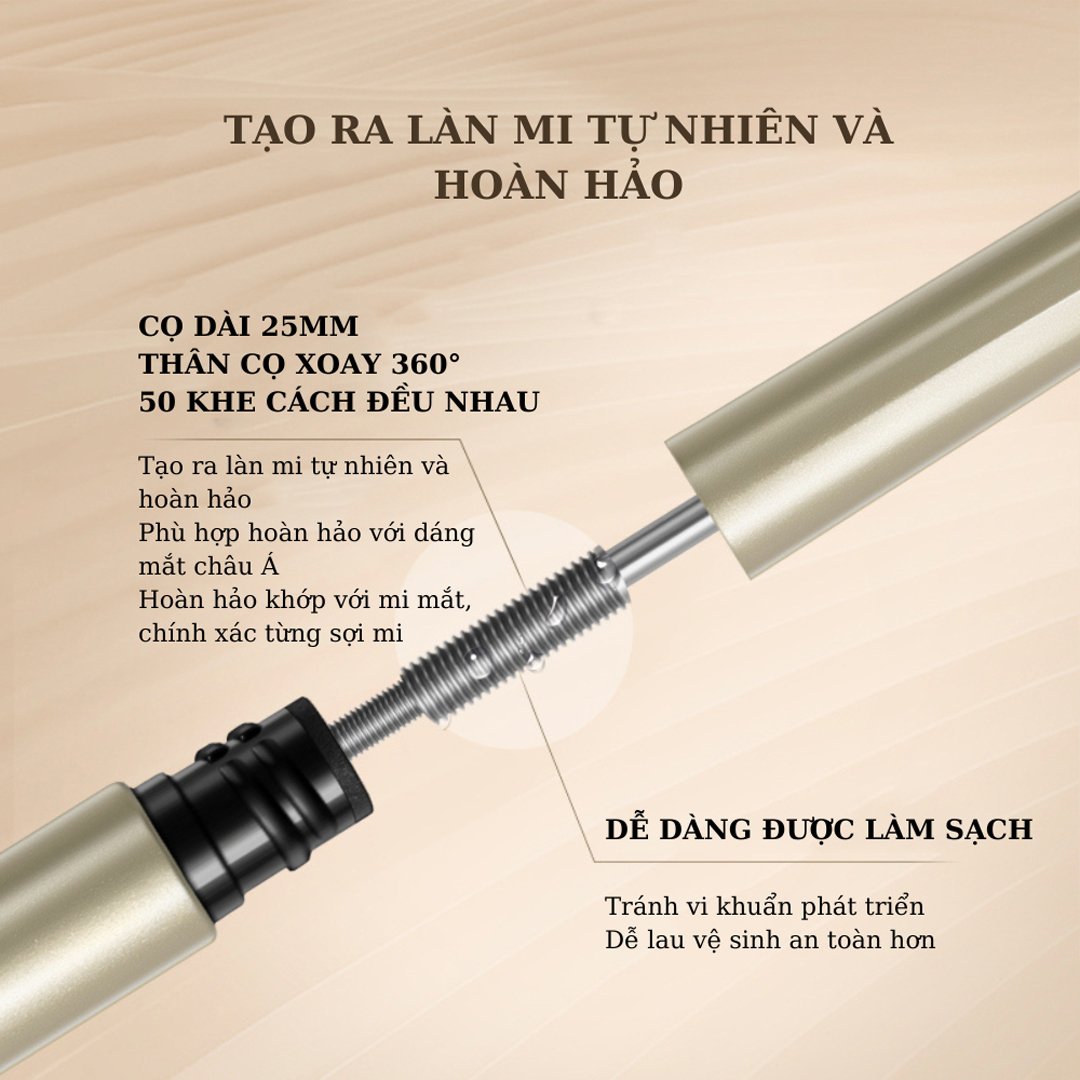 Mascara Jejo Làm Cong Mi M01 Màu Đen 2.3g