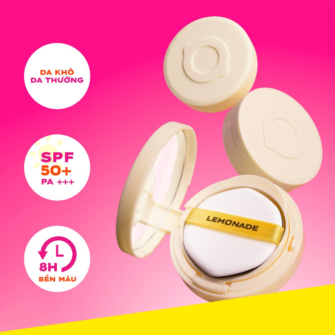 Phấn Nước Đơn Lemonade A02 Natural 15g (Vỏ Mới)