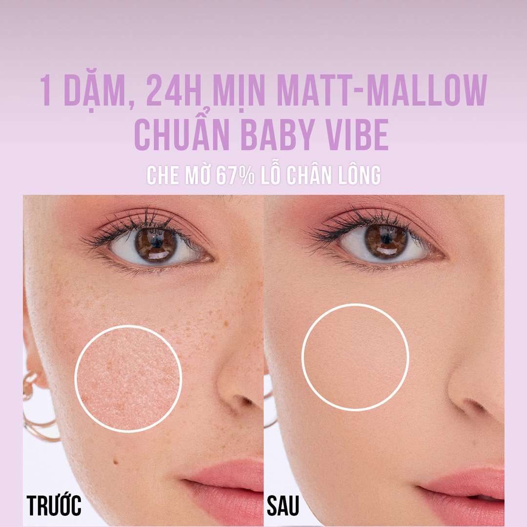 Phấn Nước Maybelline Baby Mịn Lì Đến 24H #111.5 11g