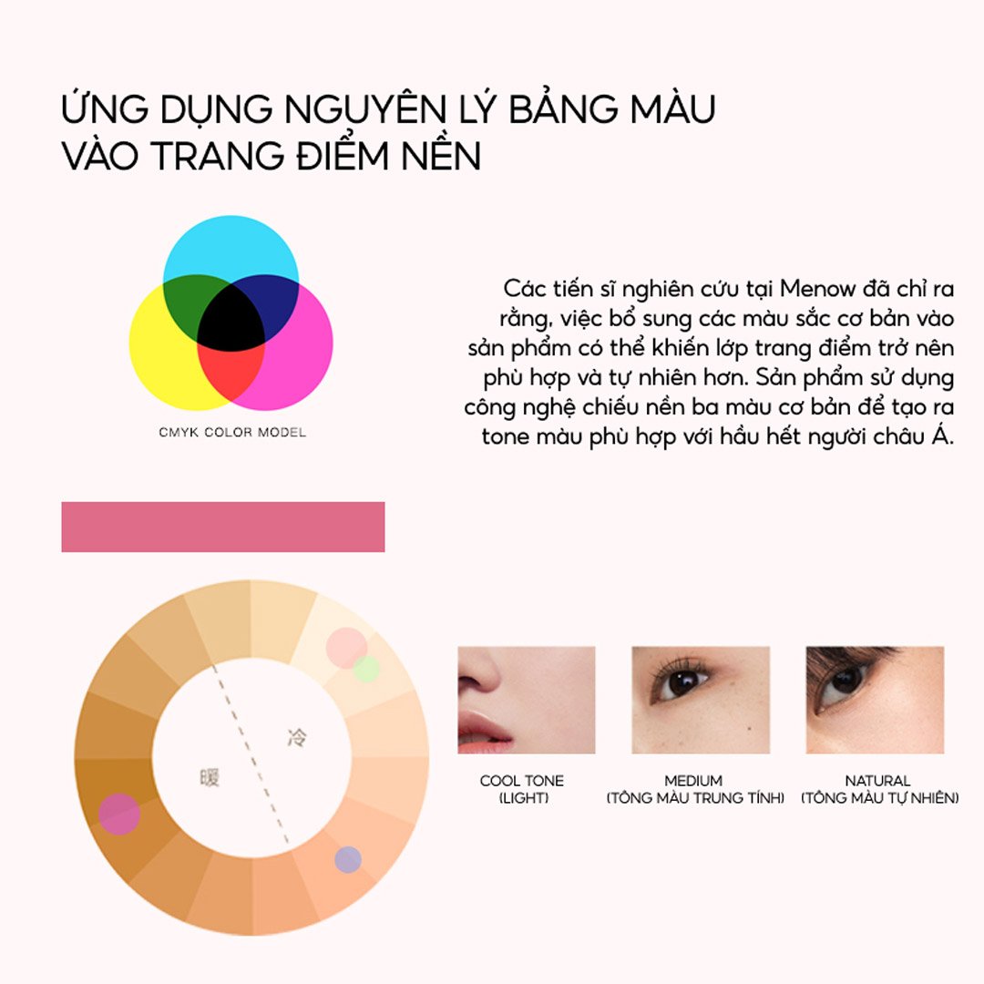 Phấn Nước Menow Cho Da Dầu Màu LC01 Light 12g