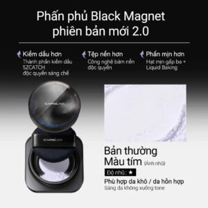 Phấn Phủ Carslan Dạng Bột Bản Thường Màu Tím 8g
